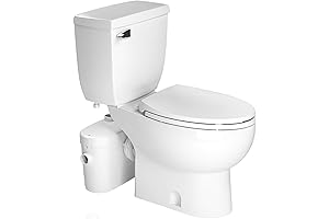 Elegant SaniFlow Macerator and Toilet Combo: The Epitome of Bathroom Convenience