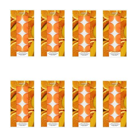 pajoma Duft Teelichte, Mango-Orange, 64er Pack in Geschenkverpackung Cover
