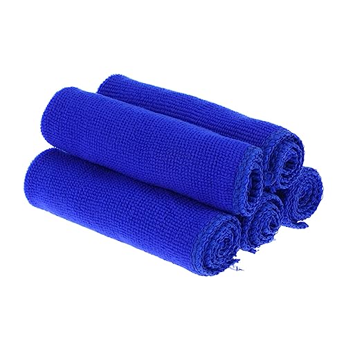 Vaguelly 20Piezas Paquete de Paños de Limpieza de Microfibra Ultra Azul Accesorios de Limpieza Efectivos para Absorbentes