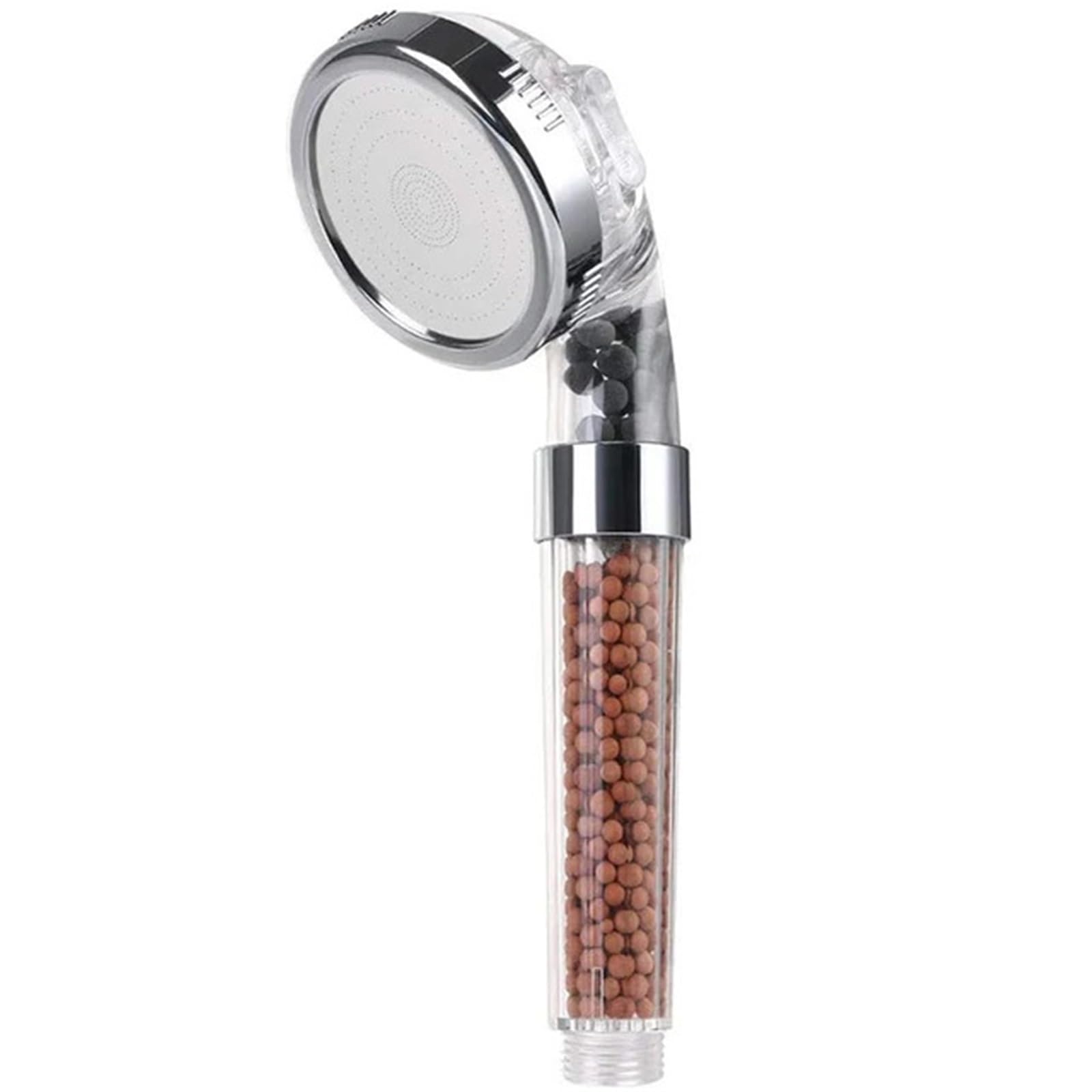 Shower Head Shower Head 3 Functions High Pressure Water Saving Handheld Rainfall Bathroom Accessories Anion Filter(Color02)