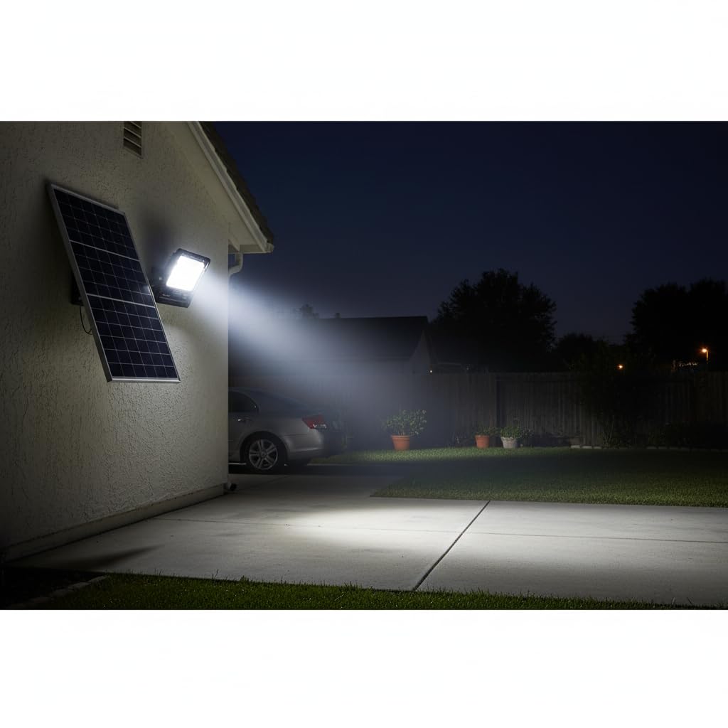 Faretto Esterno Pannello Solare 114 LED Applique Sensore Movimento Crepuscolare 21363672