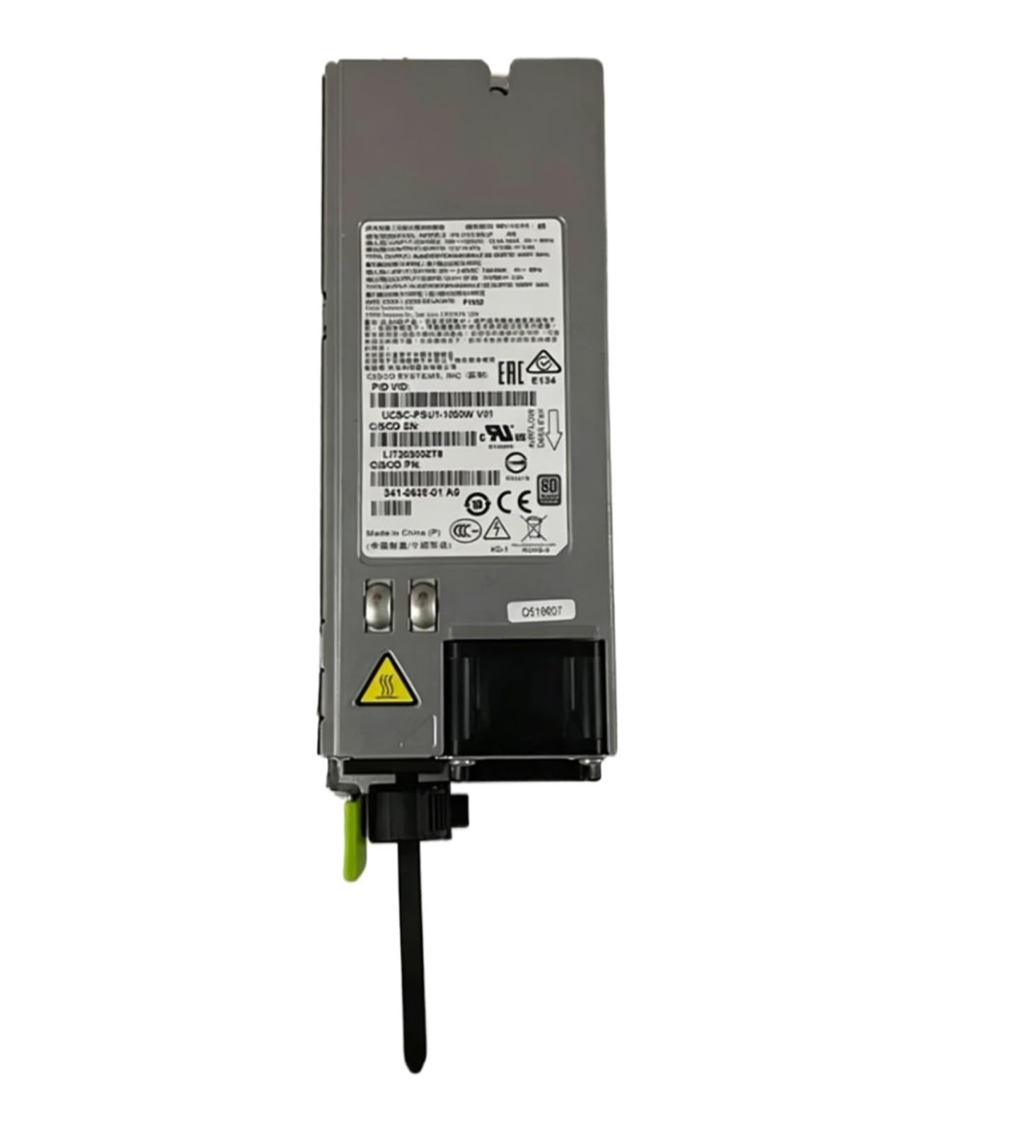 CLEUFWKO UCSC-PSU1-1050W V03 341-0638-01 C240 C220 M5 Power Supply