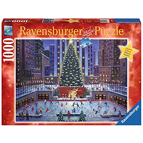 Ravensburger 19563 Rockefeller Center 1000 Piece Piece Jigsaw Puzzle for Adults – Every Piece is Unique, Softclick Technology Means Pieces Fit Together Perfectly, Green