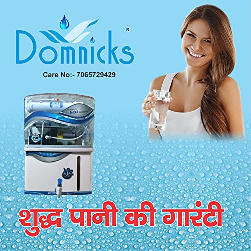 Image of Domnicks 2 PCS Threaded Water Filter catridge-9'' prefilter Cartridge for RO /Aquaguard - Threaded Type Model Spun for Outer Filter Water Purifier