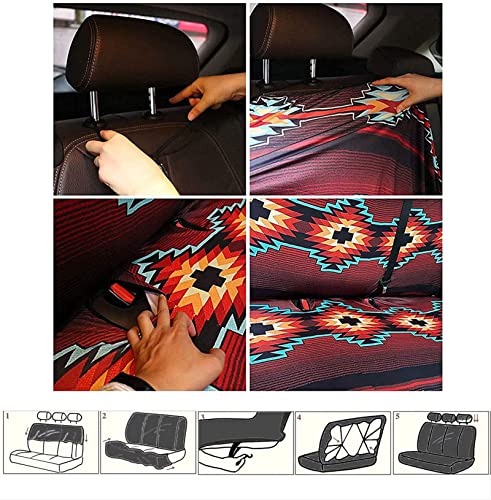 Dreaweet Cow Print Car Seat Covers For Women Men Auto Decor Universal Fit Suv Van Sedan #TOP6