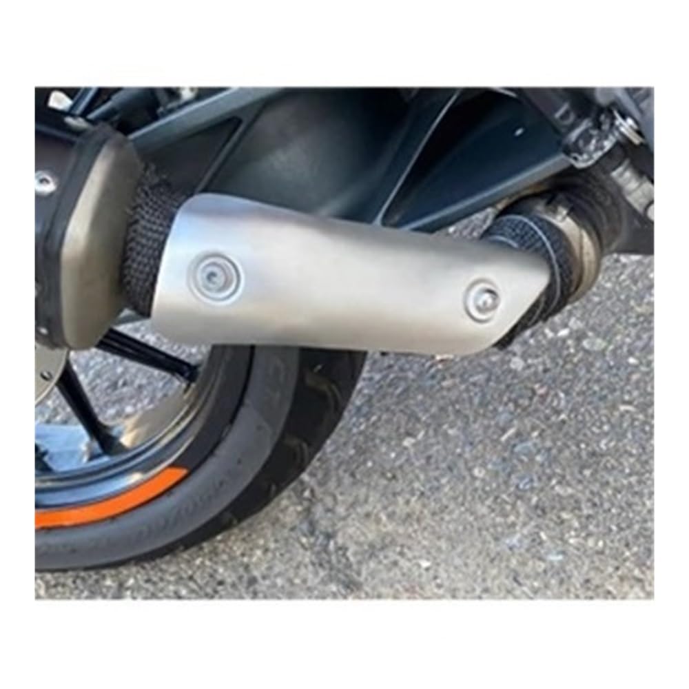Copertura Protettiva Anti-scottatura per Tubo di Collegamento del Silenziatore di Scarico per Moto Universale per(Type E)