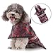 Zunea Waterproof Dog Raincoat with Hood Adjustable Reflective Poncho Lightweight Rain Jacket Suit Pet Slicker Puppy Rainwear Jumpsuit for Small Medium Large Dogs Red 3XL