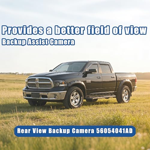 Image of No.56054041AD Rear View Backup Reverse Parking Camera [6 Pins] IP68 HD | Compatible with 2009 2010 Dodge RAM 1500 2500 3500 Pickup 2011 2012 Park Assist Camera Replaces OE# 56054041AC 56054041AA