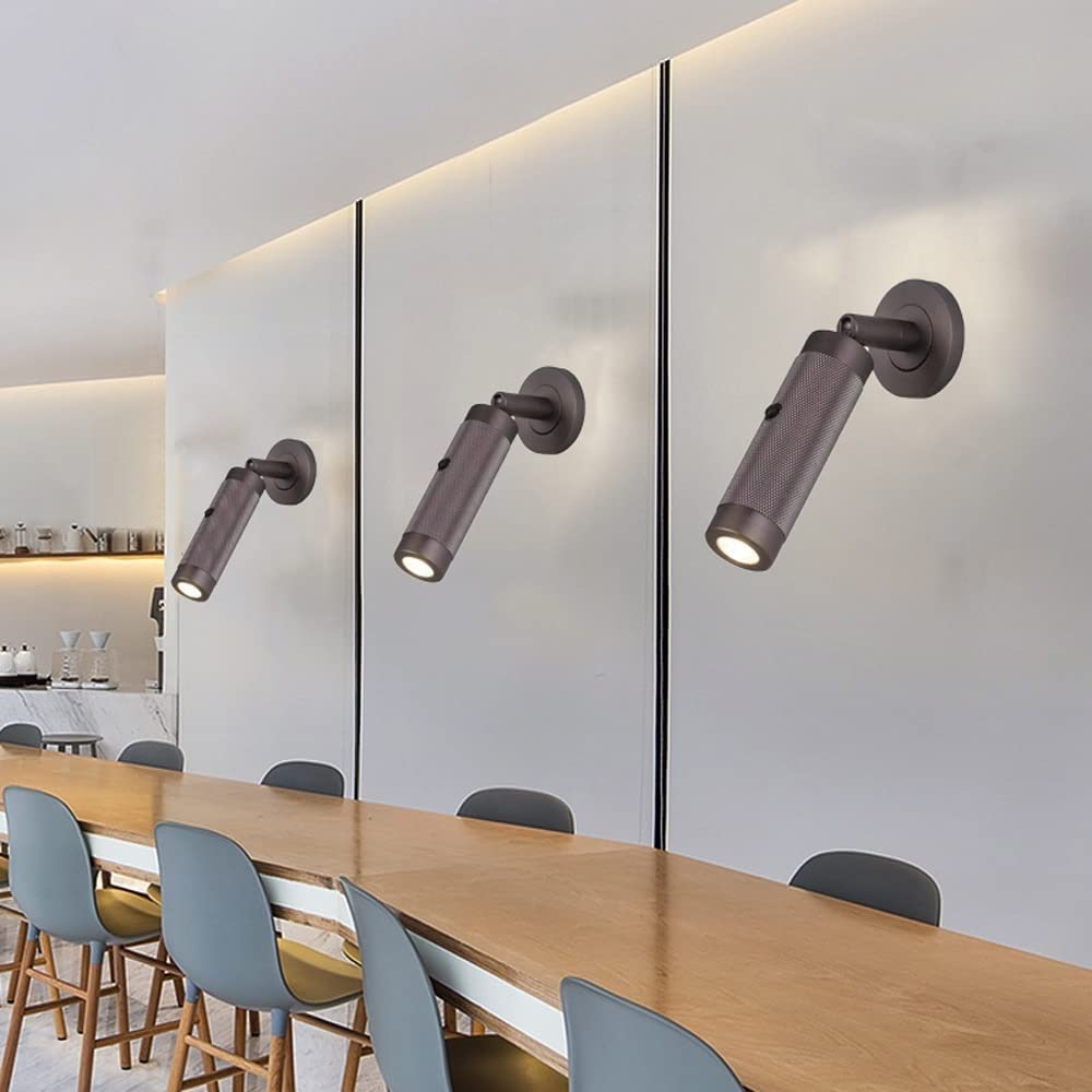 Regulowana Lampa ścienna Led, Aluminiowa, Chroniąca Oczy