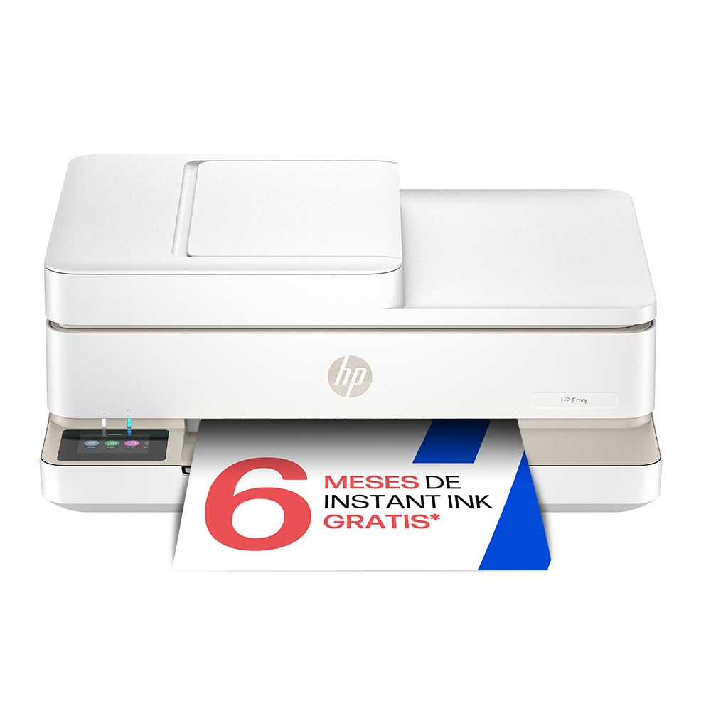 HP Envy 6520e 714N9B, A4 Color Inkjet Multifunction Printer, Auto Duplex Printing, Up to 10ppm, Wi-Fi Connection, USB 2.0, ADF, Fax, 3 Months Instant Ink with HP+