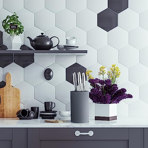 Relaxdays Unequipped Knife Block Ceppo per Coltelli da Cucina Vuoto, Portacoltelli in Plastica Universale, Organizer Rotondo 18 x 11 cm, Grigio, 18 x 11 x 11 cm - immagine 6