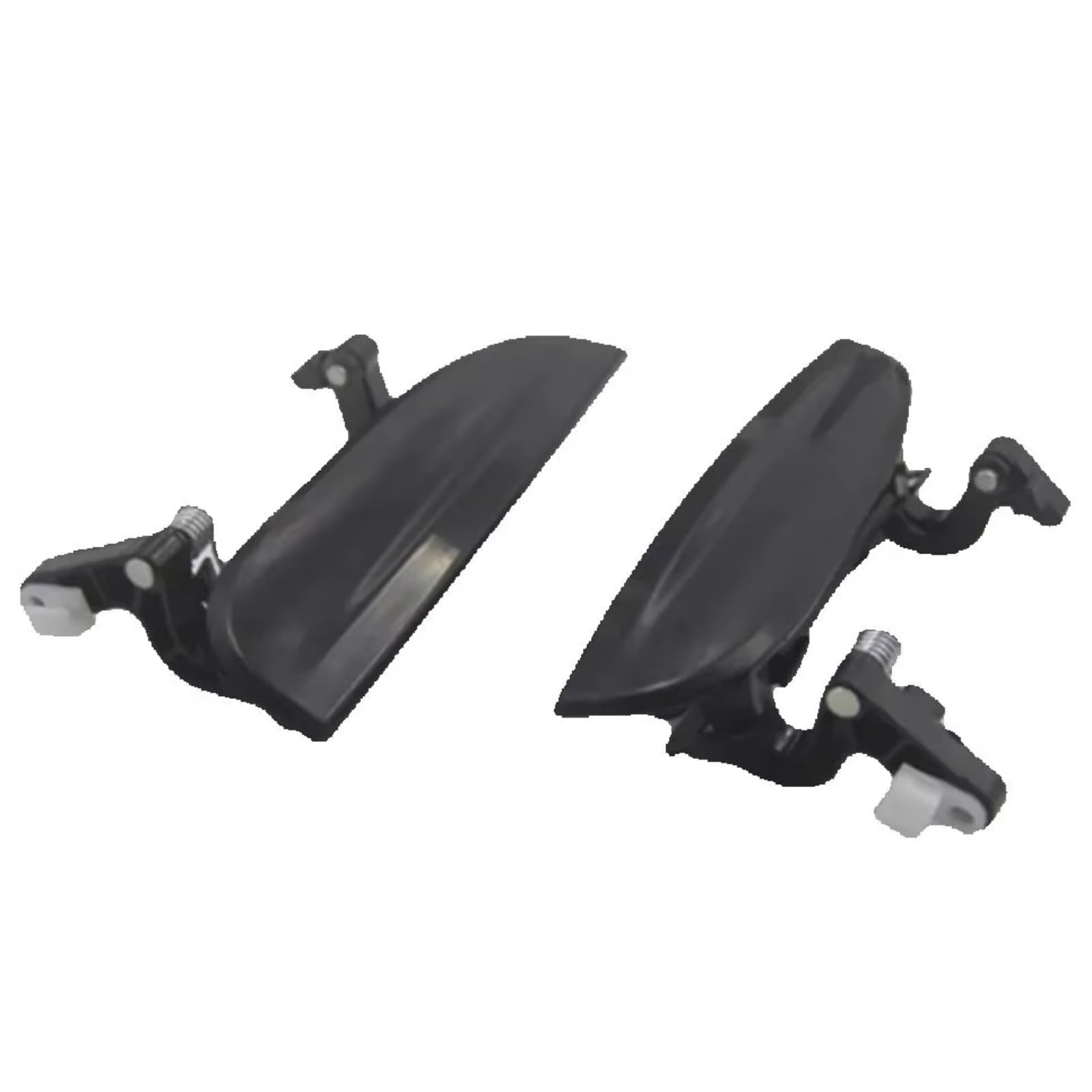 Cqrbne Front Left And Right For Kia For Rio Sedan 2003 2004 2005 For Rx-V 2003-2005 Smooth Black Exterior Door Handle Car Exterior Door Handle(Front Left And Right)