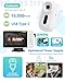 Elzeeo Wireless Baby Car Camera with Upgraded Auto Night Vision, 1080P HD Car Baby Monitor with 360° Adjustable, Easy Install Rear Facing Carseat Mirror, Newborns Travel Essentials Gifts - White