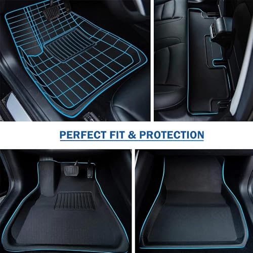 Tapis de sol coffre voiture imperméable anti-boue pour Tesla 3 Highland - 7