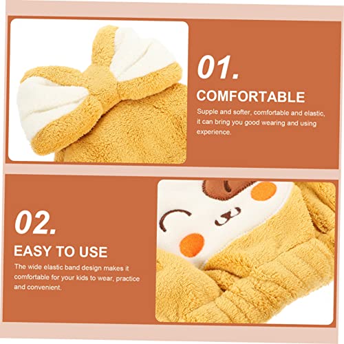 FRCOLOR Touca De Cabelo Seco 5 Peças Bandanas De Microfibra Toalhas De Microfibra Para Crianças Gorr