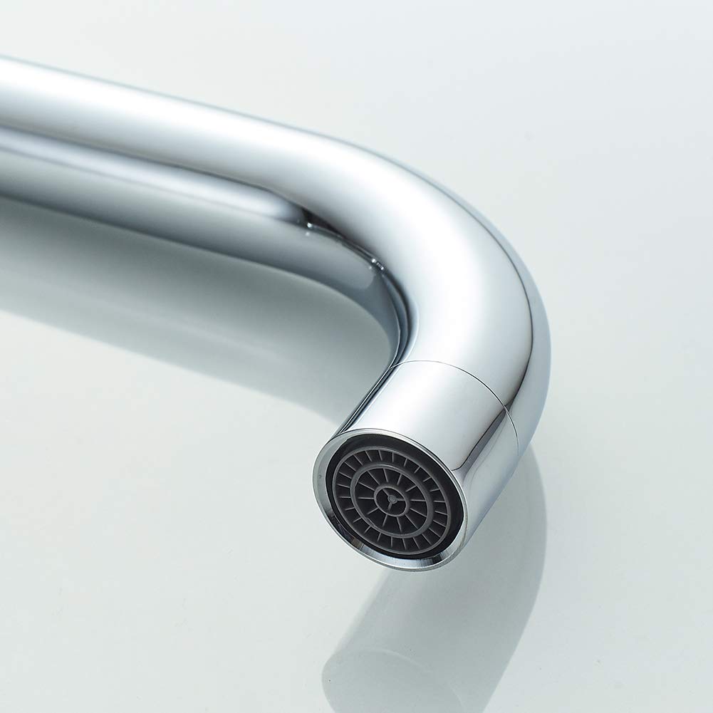 Ibergrif Grifo de Cocina Abatible 180° Giratorio 360°