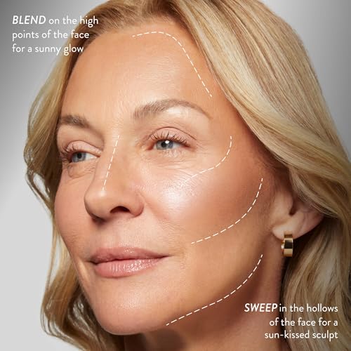 LAURA GELLER NEW YORK Baked Bronze-N-Brighten Bronzer Powder - Fair - Natural Bronze Glow - Image 4