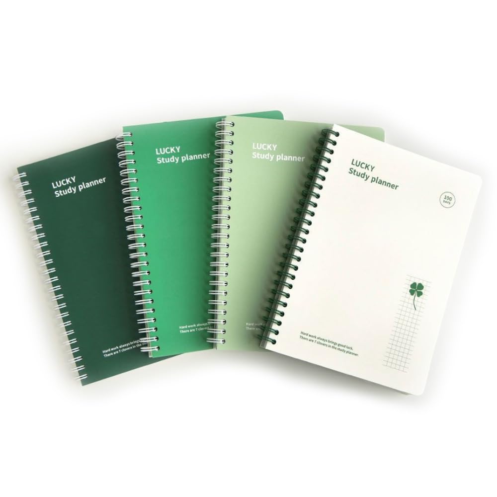 ノート・メモ帳 Lucky Amazon.co.jp: 韓国 7321 LUCKY STUDY PLANNER 100日 スタディ