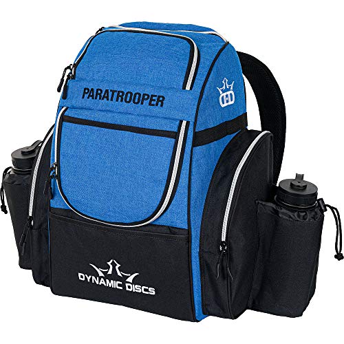 Dynamic Discs Paratrooper Backpack Disc Golf Bag - Heather Blue - Thumbnail 4
