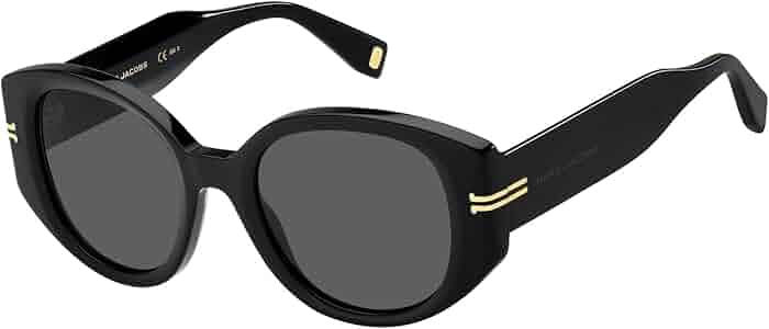 Amazon.com: Marc Jacobs MJ 1052/S Black/Grey 51/21/140 women