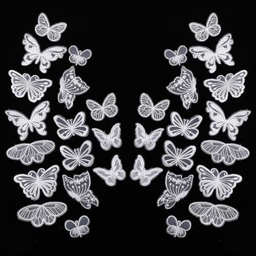 Révéler-TissusDentelle En Organza Papillon Ruban Pour Robe Garniture En