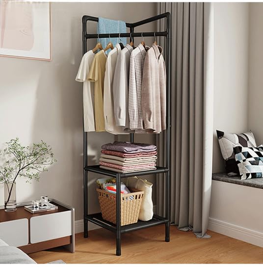 着地寝室内簡易ハンガーシンプル現代北欧帽子棚家庭用L