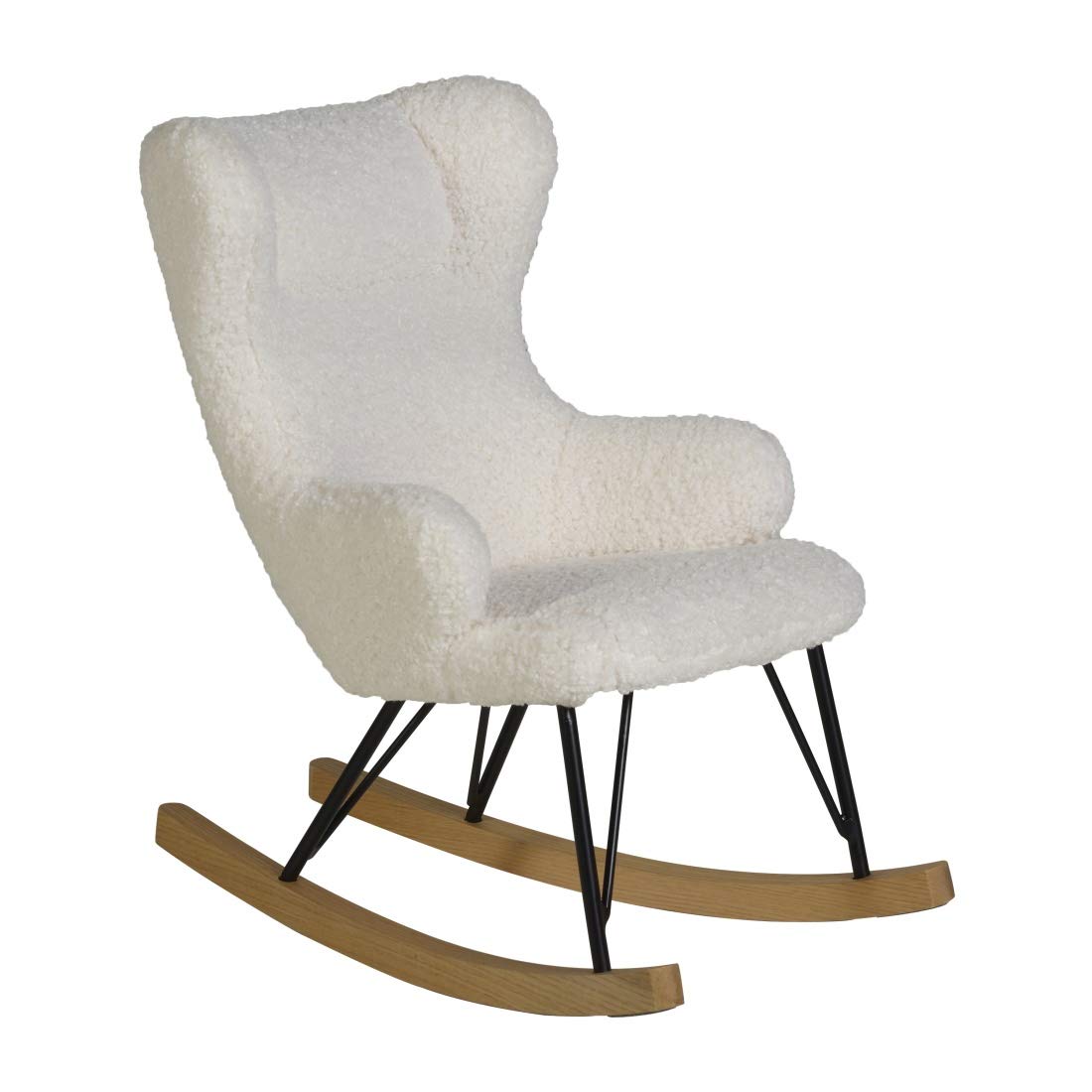 Fauteuil Rocking Chair Enfant Blanc cassé Quax