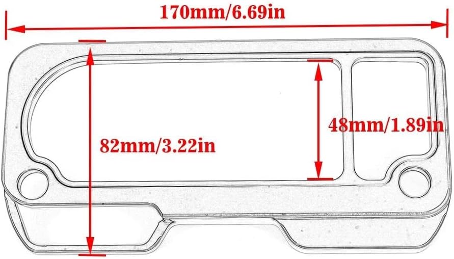 スピードメーター 計器ケース オドメーター タコメーター ハウジングカバー に適合する CB650R CBR650R CB CBR