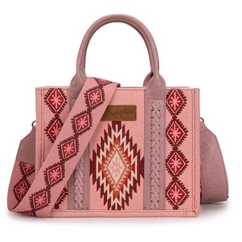 Image of Montana West X Wrangler Tote Bag for Women Boho Aztec Shoulder Purse Top Handle Satchel Handbag