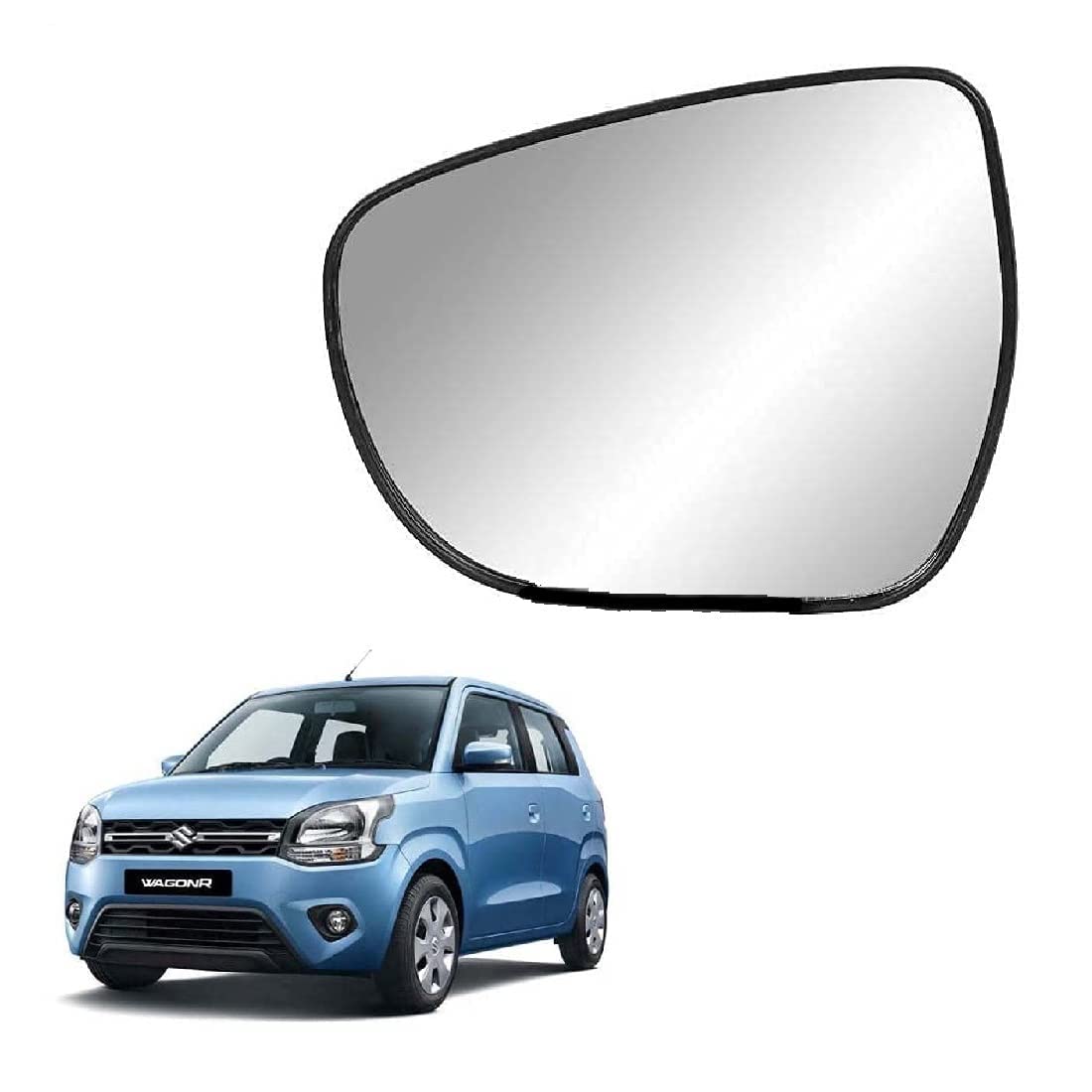 HUDMOZ Left/Passenger Side Sub Mirror Plate/Rear View Mirror