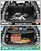 Powerty Cargo Cover for 2020-2025 2026 VW Volkswagen Atlas Cross Sport Accessories Rear Trunk Cover Luggage Cover Retractable Trunk Shielding Shade Cargo (NOT for VW Atlas)
