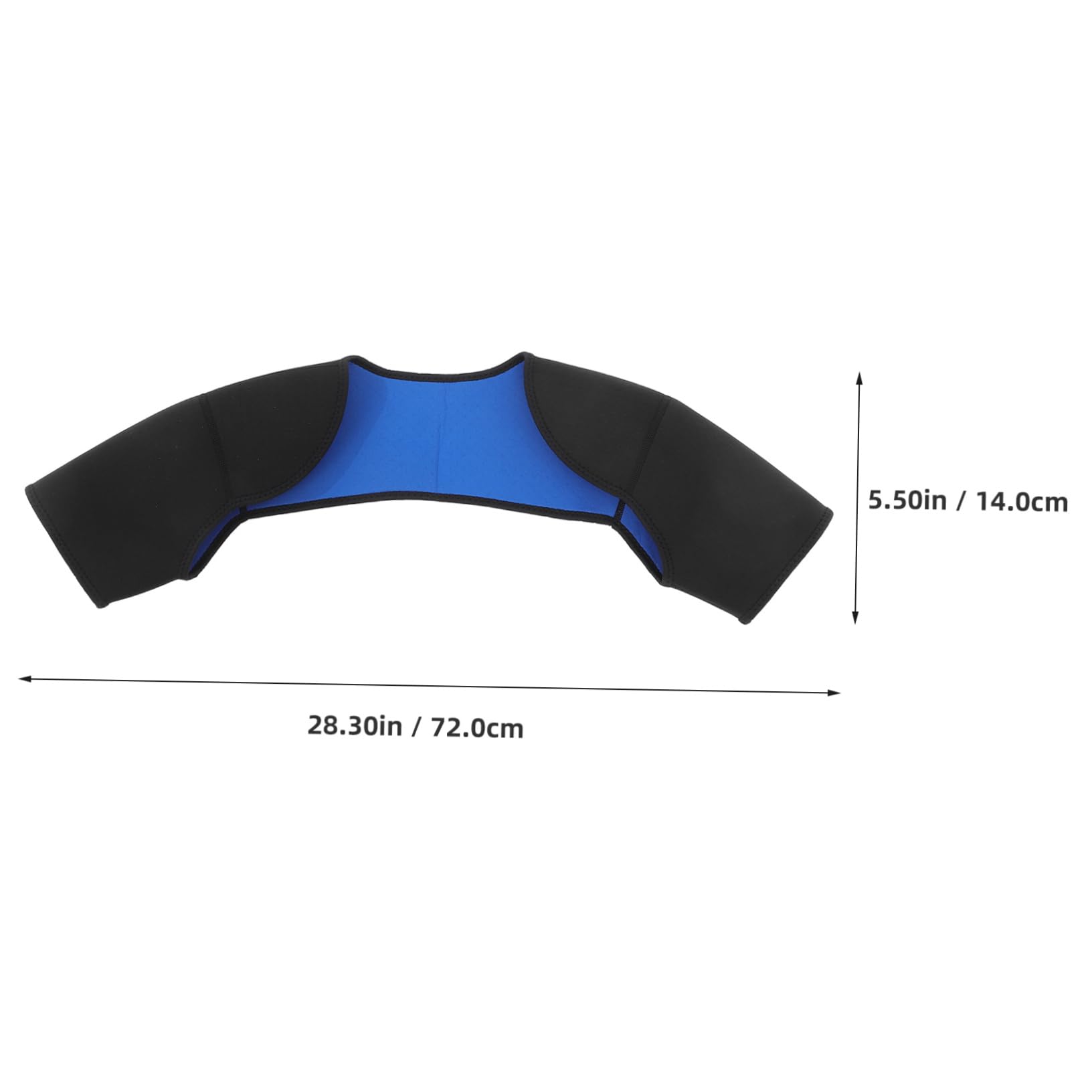 HAKIDZEL Sbr Double Shoulder Support Pad Breathable Composite Material for Outdoor Sports Warm Cover for Mountaineering Fits Shoulder for Injury Relief