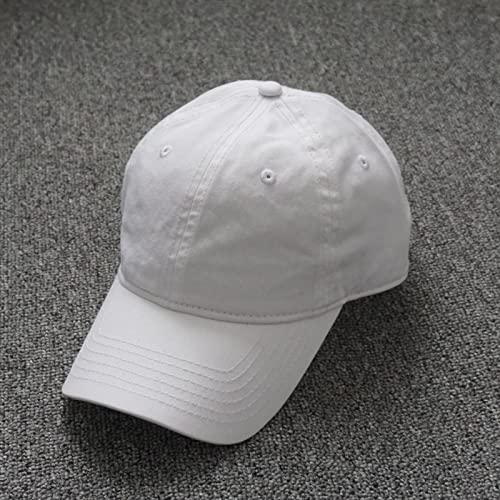 Casquette de baseball en coton pur avec finitions soignées et boucle ajustable classique