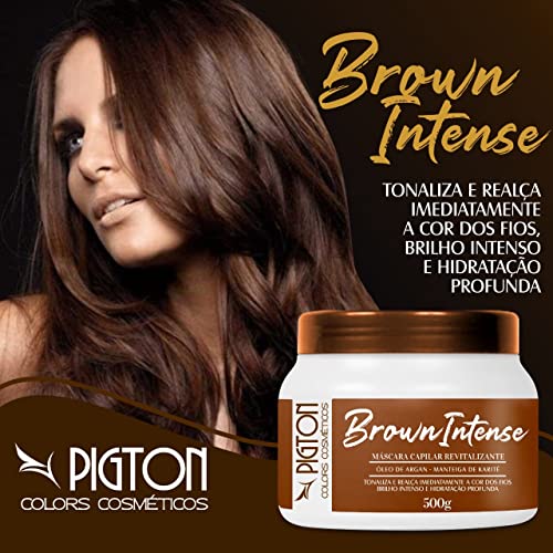 Máscara Matizadora Marrom Castanho Iluminado Pigton 500gr