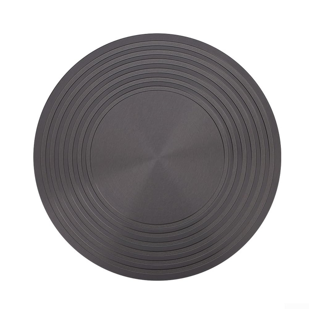 Aluminiowa płyta przewodząca ciepło, 20 cm, 4 mm, rozdzielacz ciepła do kuchenki gazowej, antypoślizgowa, szybkie rozmrażanie, równomierna temperatura, szara (C)