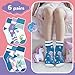 Queenshin Toddler Jellyfish Socks Girls Novelty Cute Cartoon Ankle Funny Fashion Socks 6 Pairs 3-5T Birthday Gift Christmas Stocking Stuffers