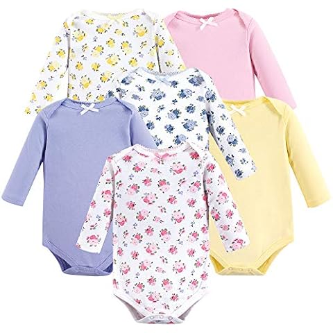 Luvable Friends Baby Boys' Floral Bodysuit Set Cover