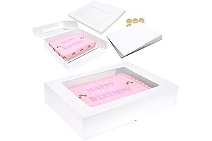 19x14x4 Cake Box with Window - Pack of 6