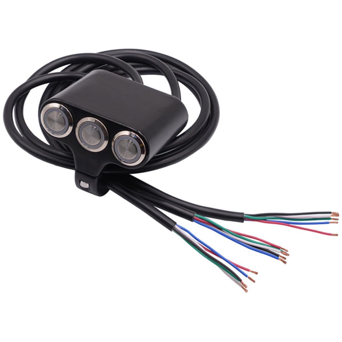 Interruptor de Manillar de 22mm para Moto y Scooter, Tres Posiciones
