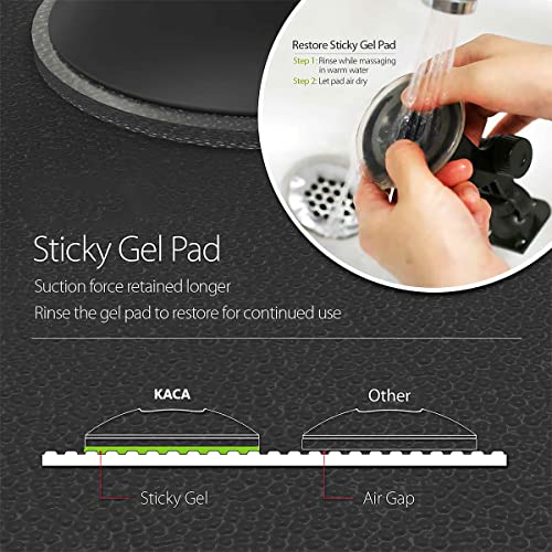 Image of KACA Universal Car Mount Mobile Holder Stand | Strong Suction Cup, Double Shift Locking for Dashboard Windshield | Long Telescopic Arm, 360 Rotatable Head| for All Mobile Phones