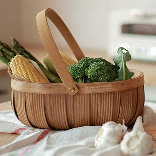 Amazon ランドリーバスケット ナチュラル手作りファーバスケット ハンドル織バスケットピクニック キッチン リビングルーム収納付きオーガナイザーボックス 衣類の収納バスケット Color Brown サイズ Large かご バスケット オンライン通販