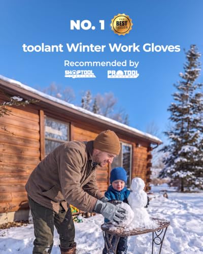toolant 100% Waterproof Winter Work Gloves, Thermal Insulation with Grip - image 7