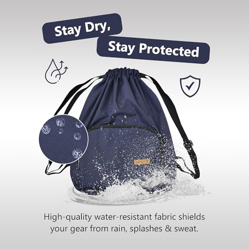 Image of Alienoid 15L Drawstring Bag | Gym Backpack for Men & Women | Draw String Bag for Sports, Football, Cycling, Swimming & More | Lightweight Drawstring Backpack for Travel & Daily Use