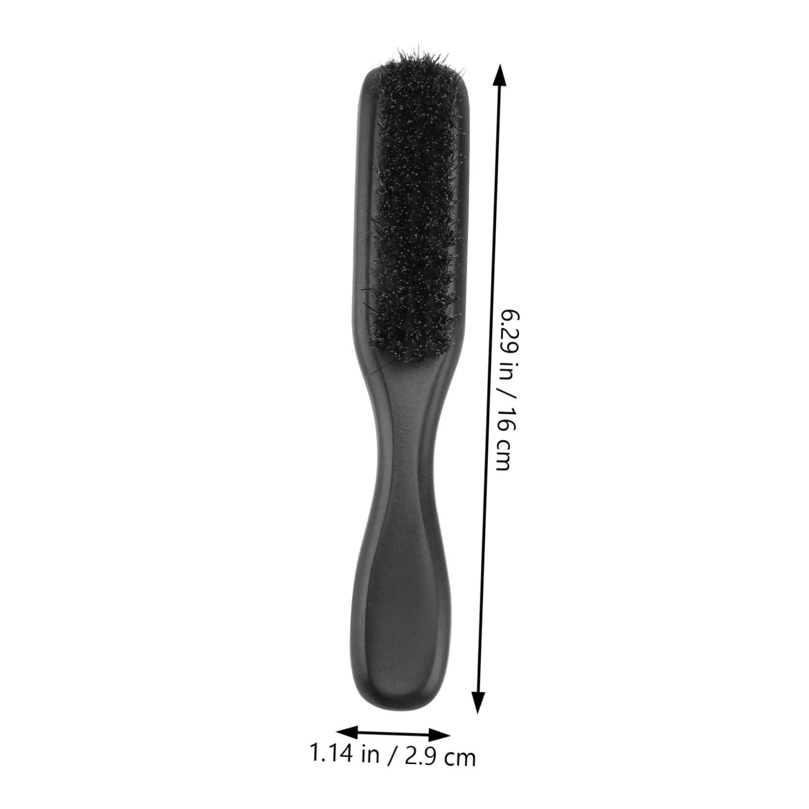 SOESFOUFU Long Handle Beard Brush Made of Natural Boar Bristle for Men's Facial Care