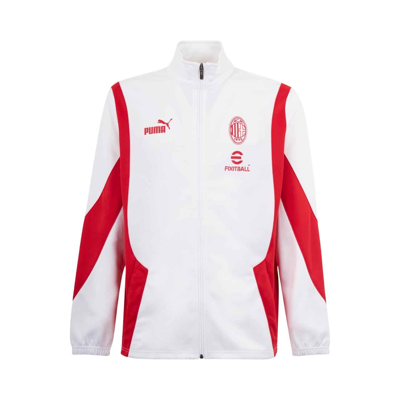 A.C. Milan Giacca Ftblnrgy+, Bambini E Ragazzi Giacca Sportiva da Calcio e da Allenamento, con Zip, Prodotto Ufficiale Unisex - Teens