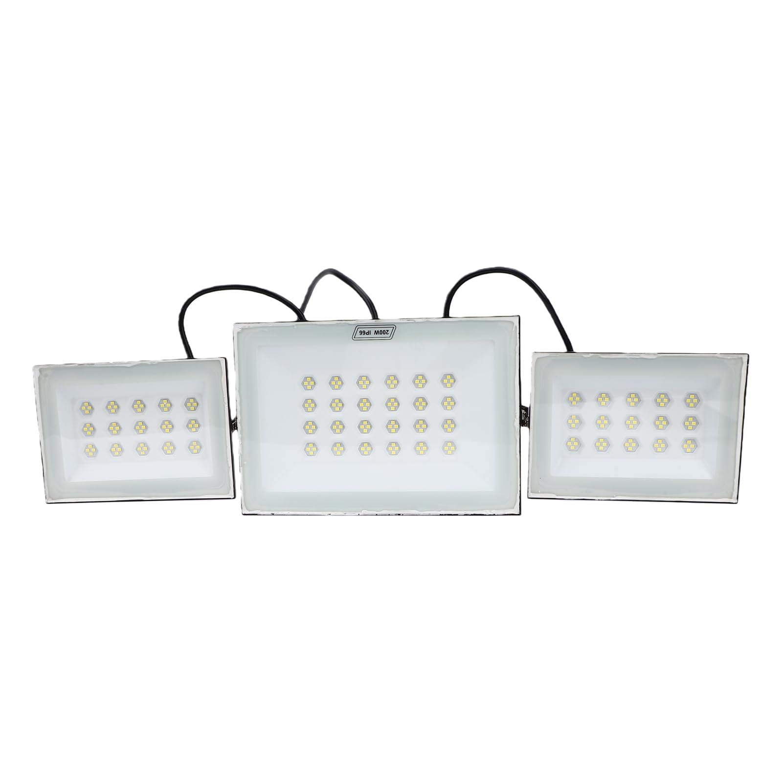 Tangxi 3 Głowy Reflektor LED 200W 18000LM Oświetlenie Zewnętrzne