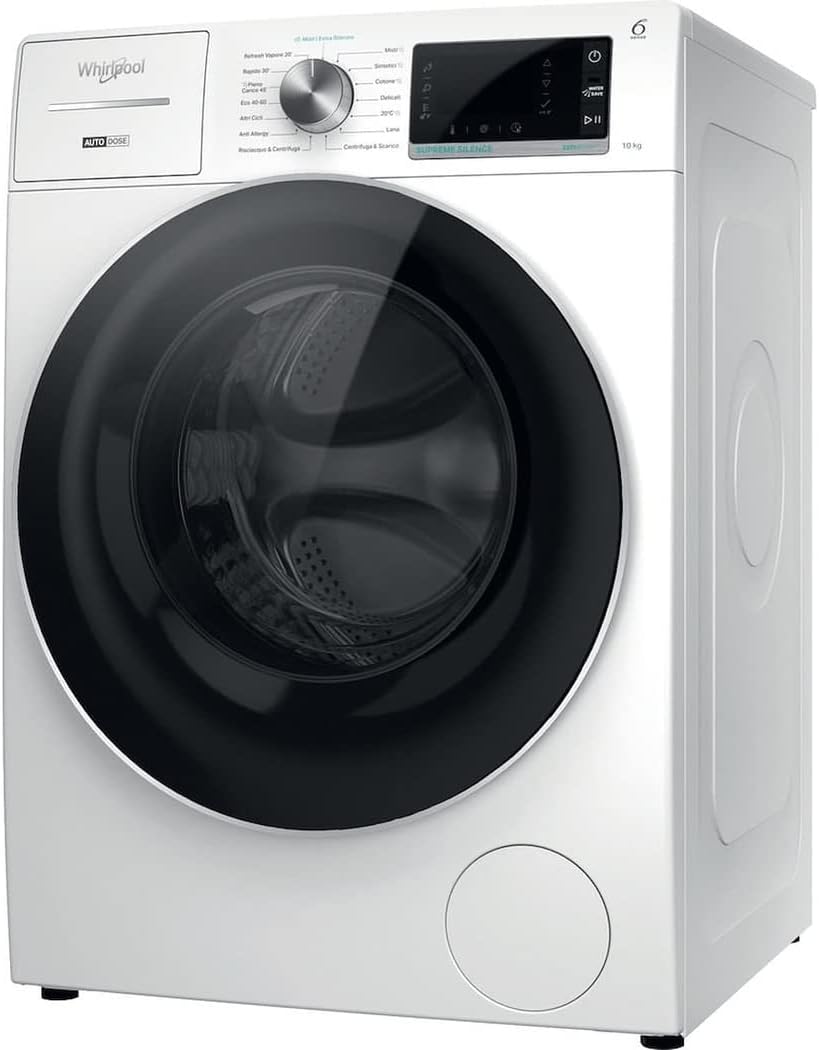 Whirlpool W8 W046WR IT - Lavatrice 10 kg 1400 giri Vapore Whirlpool W8 W046WR IT - Lavatrice 10 kg 1400 giri Vapore