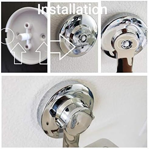 Toothbrush Holder Suction Cup, Mirror, Tile, Wall Toothbrush Holder Wall Mounted, Toothbrush Holder for Bathroom, Does NOT Fall Bathroom Organizer