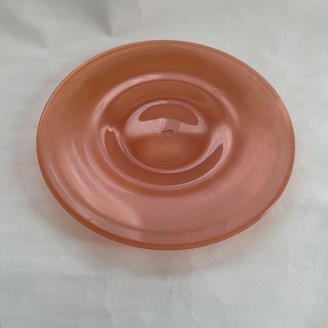 黒川登紀子 さん カラー プレート ピンク オレンジ