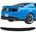 IKON MOTORSPORTS, Trunk Spoiler Compatible with 2010-2014 Ford Mustang, Factory Style ABS Matte Black Flush Mount Trunk Boot Lip Spoiler Wing Deck Lid Available, 2011 2012 2013